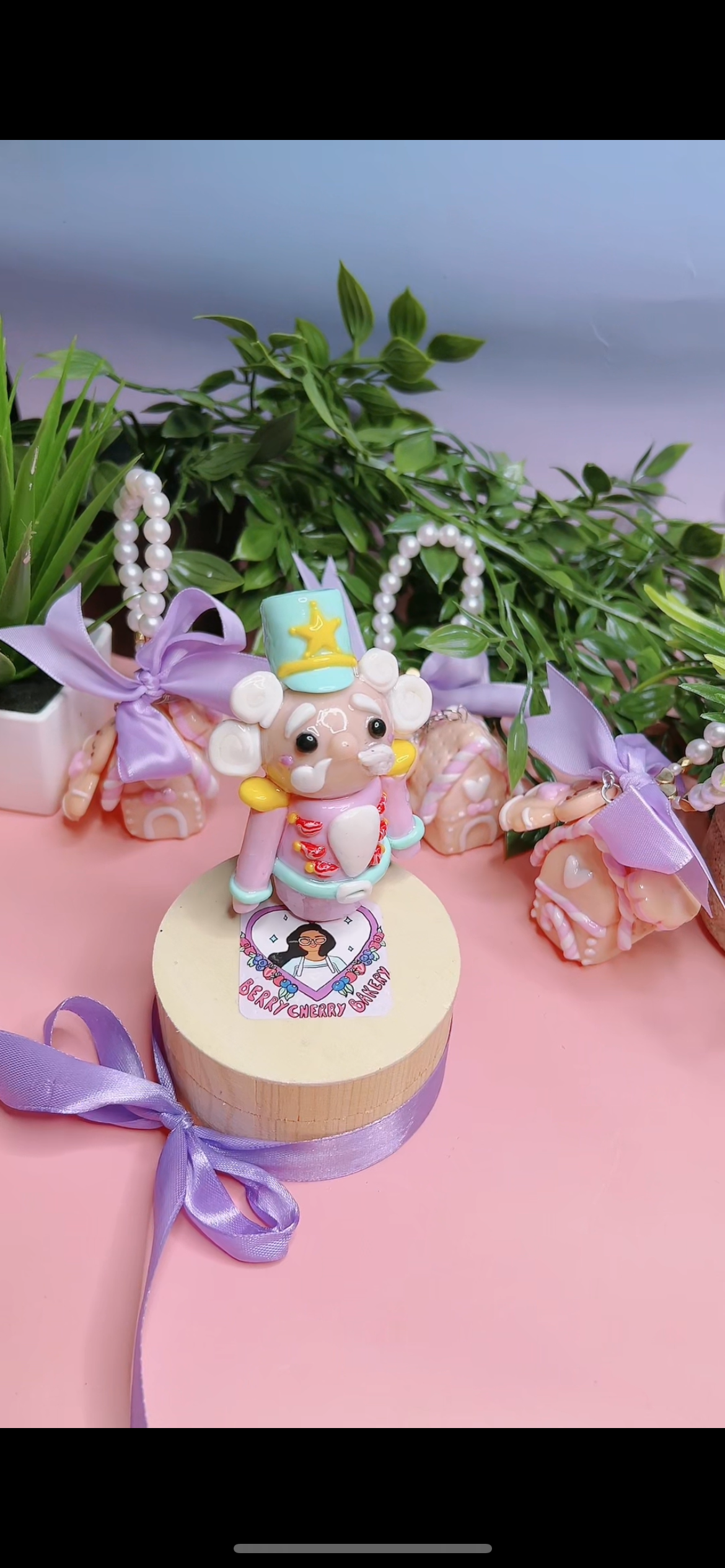 Casse noisette Noël argile polymère