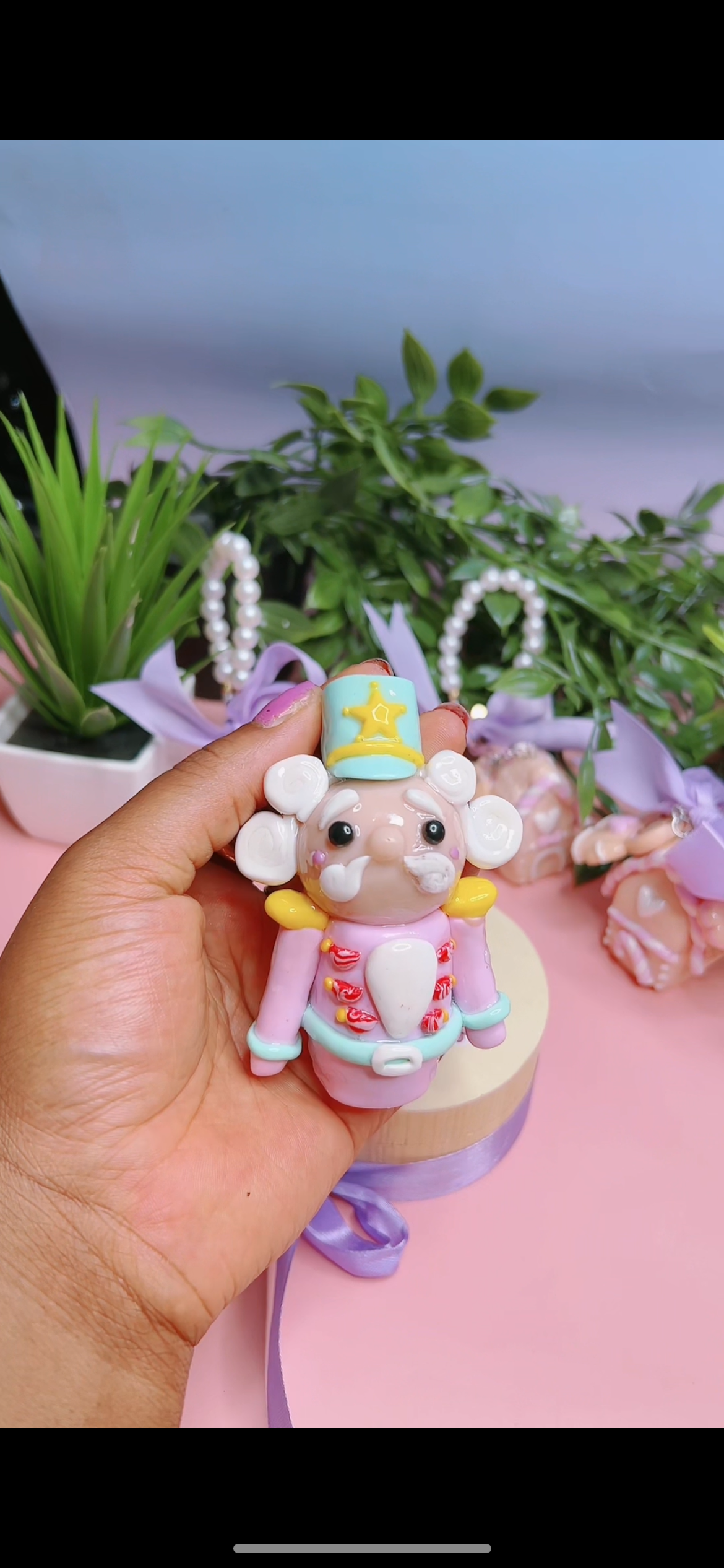 Casse noisette Noël argile polymère